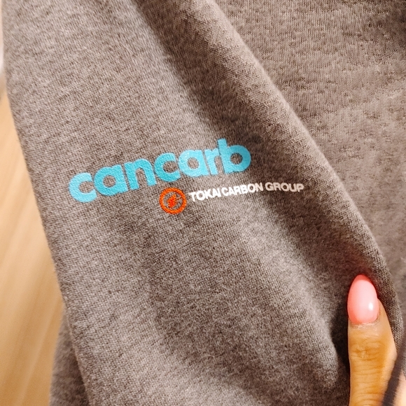 Woman's Grey under armor Medium pullover hoodie - Picture 3 of 4